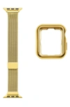 Posh Tech Infinity Apple Watch® Watchband & Cover Set In Gold