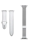 POSH TECH ASSORTED 2-PACK SILICONE & STAINLESS STEEL APPLE WATCH® WATCHBANDS