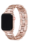 Posh Tech Tiana Rose Gold Ip Apple Watch Band In Rose Gold