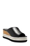 Vince Camuto Pendrea Platform Wedge Sandal In Black