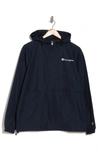 Champion Solid Packable Hooded Jacket In Navy