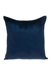 Parkland Collection Nerine Throw Pillow In Blue/ Navy