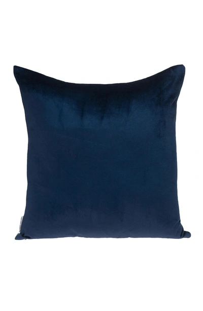 Parkland Collection Nerine Throw Pillow In Blue/ Navy