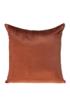 Parkland Collection Nerine Throw Pillow In Burnt Orange