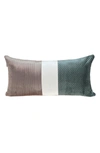 Parkland Collection Hiro Throw Pillow In Sea Foam/ Gray