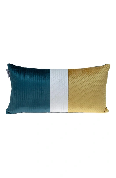 Parkland Collection Hiro Throw Pillow In Yellow