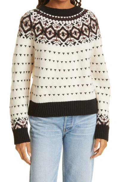 Re/done 50s Fair Isle Wool Jumper In Multi-colour