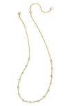 KENDRA SCOTT HAVEN HEART STRAND NECKLACE,N1708GLD