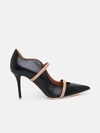 Malone Souliers Maureen Bicolor Leather Dual-band Pumps In Black