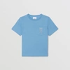 Burberry Boy's Tb Stud Embellished T-shirt In Harbour Blue