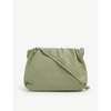 The Row Womens Dusty Green Bourse Leather Clutch Bag