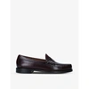 Bass Weejuns Heritage Larson Leather Penny Loafers In Red