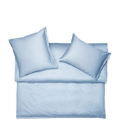 Schlossberg Noblesse King Fitted Sheet (150cm X 200cm) In Blue