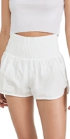 FP MOVEMENT BY FREE PEOPLE THE WAY HOME SHORTS WHITE,FMOVE30079
