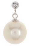 Effy 14k White Gold 12mm Freshwater Pearl Drop Earrings In White