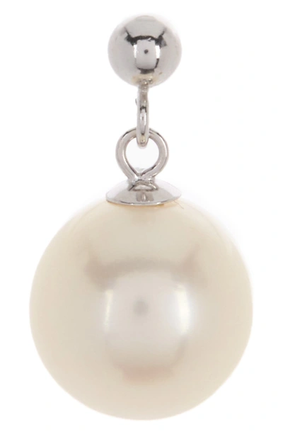 Effy 14k White Gold 12mm Freshwater Pearl Drop Earrings