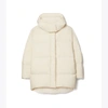 Tory Sport Tory Burch Ultra-light Down Jacket In New Ivory