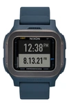 Nixon Regulus Expedition Silicone Strap Digital Chronograph Watch, 47.5mm In Navy