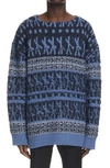 GIVENCHY X CHITO FLOAT STITCH LAMBSWOOL SWEATER,BM90HJ4Y9S