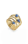 MONICA VINADER SIREN CLUSTER COCKTAIL RING,GP-RG-SICL-KYT