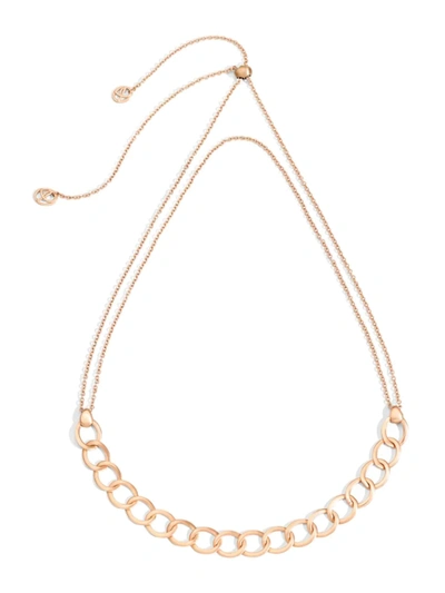 Pomellato 18k Rose Gold Brera Adjustable Choker Necklace