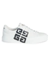 Givenchy Man Sneakers White Size 6 Leather In White Black