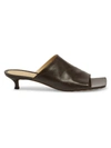 Bottega Veneta Sandals Polyamide Brown Dark Chocolate In Fondant