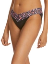 Hanky Panky Supima® Cotton V-kini With Contrast Trim In Black