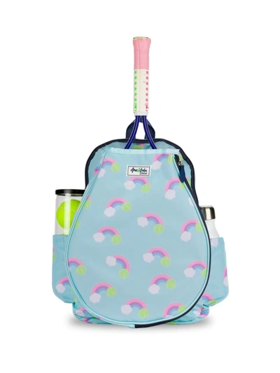 Ame & Lulu Kids' Little Girl's & Girl's Little Love Rainbow Tennis Backpack In Pastel Rainbow