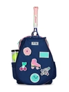 AME & LULU LITTLE GIRL'S & GIRL'S LITTLE PATCHES TENNIS BACKPACK,400015717727