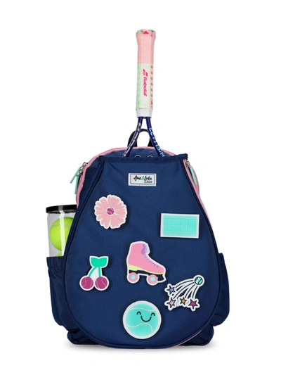 Ame & Lulu Girls' Retro Vibes Little Patches Tennis Backpack - Little Kid, Big Kid