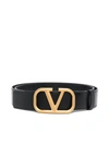 VALENTINO GARAVANI BUCKLE BELT H. 35,XY2T0S98EET 0NO BLACK