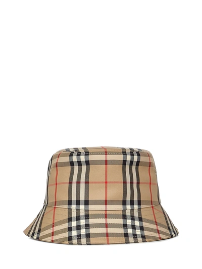 Burberry Babies' Vintage Check Cotton-blend Bucket Hat In Default Title