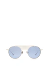 Matsuda Aviator-style Silver-tone Metal Sunglasses In Palladium White