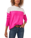 Vince Camuto Extended Shoulder Color-blocked Sweater In Paradox