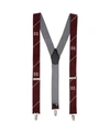 EAGLES WINGS MEN'S MAROON MISSISSIPPI STATE BULLDOGS SUSPENDERS
