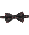 Eagles Wings Men's Black Texas Tech Red Raiders Oxford Bow Tie In Black