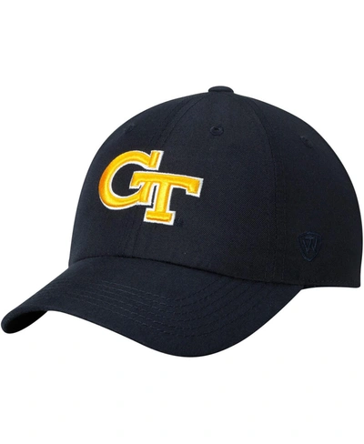Top Of The World Men's Navy Georgia Tech Yellow Jackets Primary Logo Staple Adjustable Hat