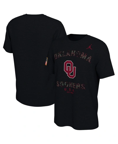 Jordan Men's Black Oklahoma Sooners Veterans Day T-shirt