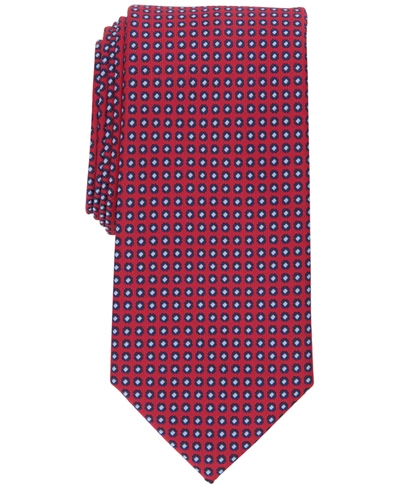 Club Room Men's Lopez Neat Tie, Created For Macy's In Red