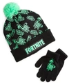 Berkshire Big Boys Fortnite Hat & Gloves In Black