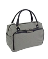 London Fog Oxford Iii Cabin Bag In Black White Houndstooth