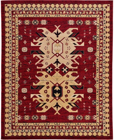 Bayshore Home Charvi Chr1 8' X 10' Area Rug In Red