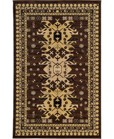 Bayshore Home Charvi Chr1 5' X 8' Area Rug In Brown
