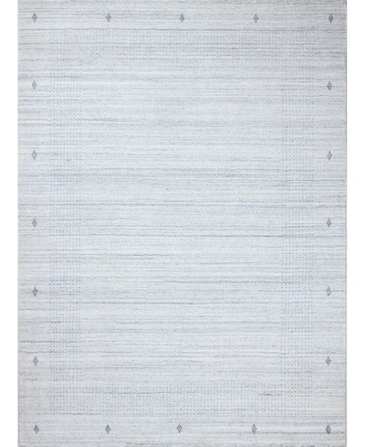 Bb Rugs Land T142 Ivory 5'6" X 8'6" Area Rug In Glacier