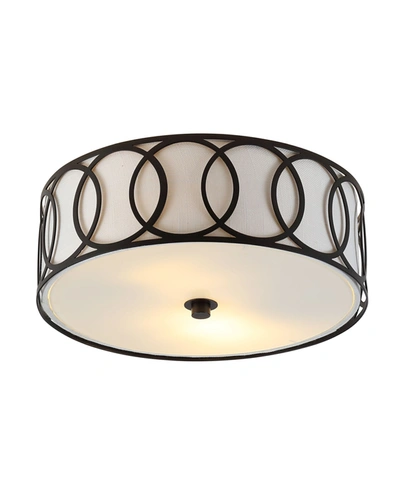 JONATHAN Y ARIA 2-LIGHT LED FLUSH MOUNT