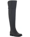Sun + Stone Allicce Wide-calf Over-the-knee Boots, Created For Macy's Women's Shoes In Grey