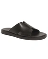 Anthony Veer Men's Marrakesh Leather Slides In Black