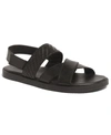 ANTHONY VEER MEN'S MUMBAI CROSS STRAP COMFORT SANDALS