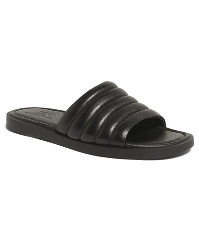 Anthony Veer Men's Key West Leather Sandals In Black